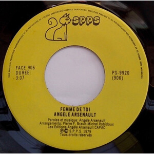 	Femme De Toi b/w Ce N'est Pas A Parler Contre Qu'on Fait Pour