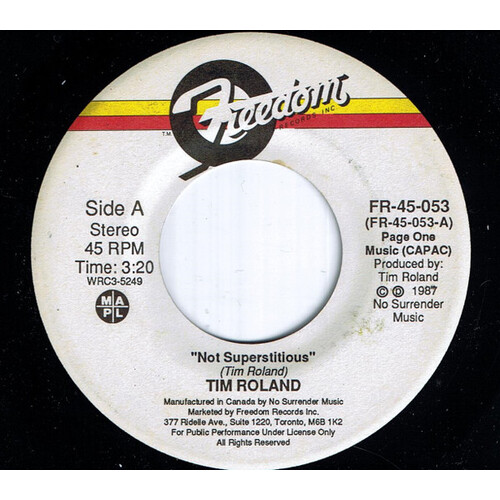 Not Superstitious b/w Time to Move