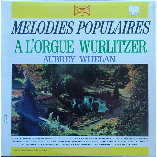 Melodies Populaires A L'Orgue Wurlitzer