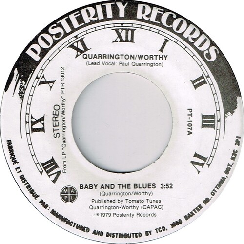 Baby And The Blues b/w Mansion Of The Wind