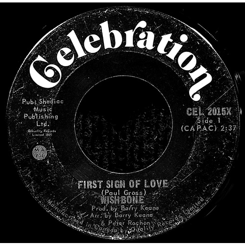 First Sign Of Love b/w Make Me Believe In You