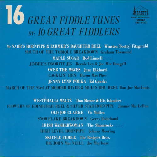 16 Great Fiddle Tunes