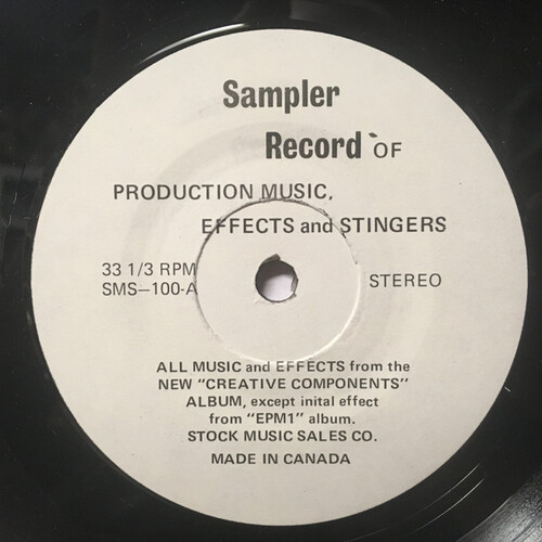 Production Music, Effects And Stingers