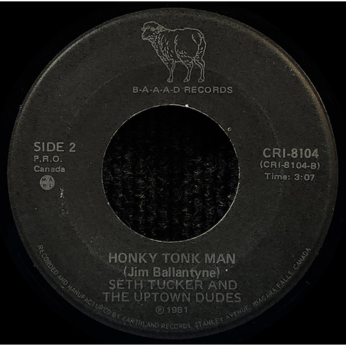 I Hate Country Music b/w Honky Tonk Man