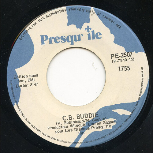  C.B. Buddie b/w Hallo Joe