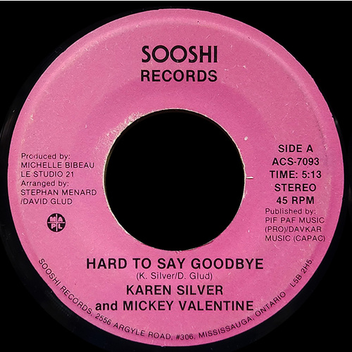 Hard To Say Goodbye b/w Hard To Say Goodbye (Instrumental)