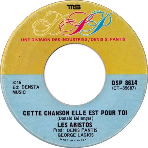 Cette chanson elle est pour toi b/w Quand l'amour est la