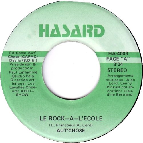 Le rock-à-l'école b/w Ben dans ma peau