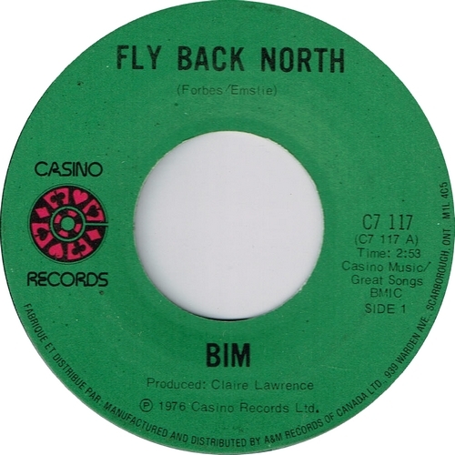 Fly Back North b/w Right After My Heart