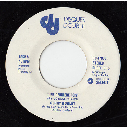 	Une Dernière Fois b/w Une Dernière Fois