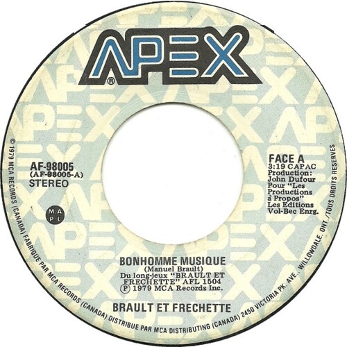 Bonhomme Musique b/w Goût De Départ