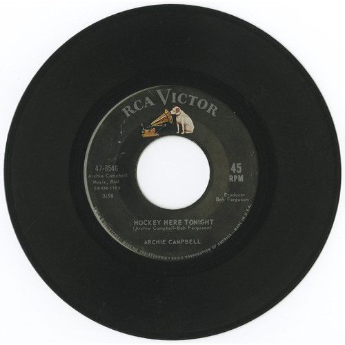 Hockey Here Tonight b/w Rindercella