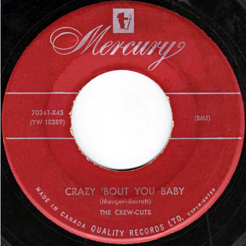 Crazy 'Bout You Baby b/w Angela Mia