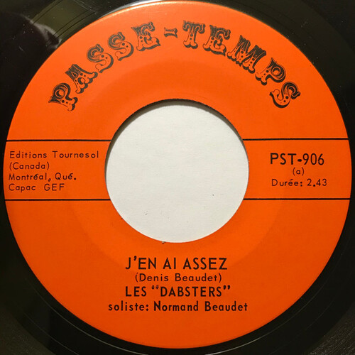 J'En ai assez b/w Tu le sais bien