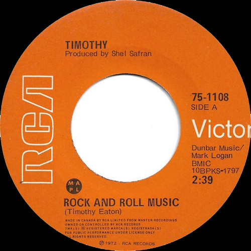 Rock & Roll Music b/w Tammy Tease
