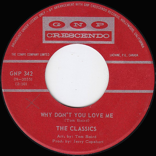 Why Don't You Love Me b/w Goodbye My Love