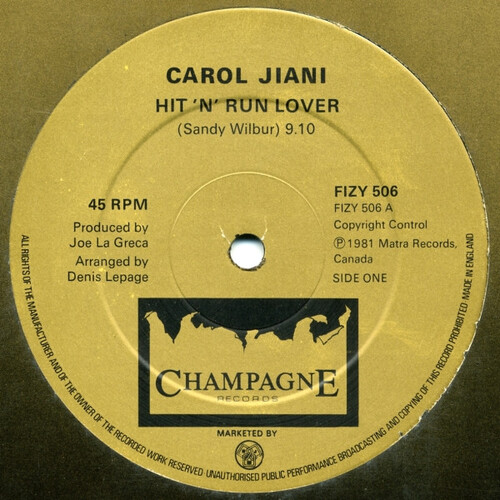 Hit 'N' Run Lover b/w All The People Of The World