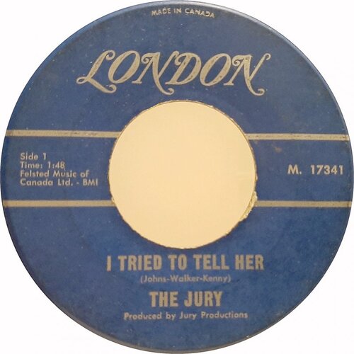 I Tried to Tell Her b/w You'd Better Be On Your Way