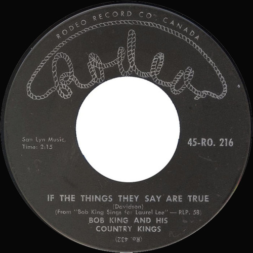 The All Canadian Boy b/w If The Things They Say Are True