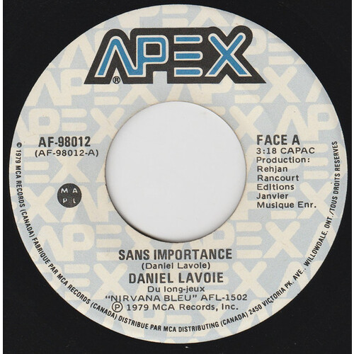 Sans Importance b/w Boule qui Roule