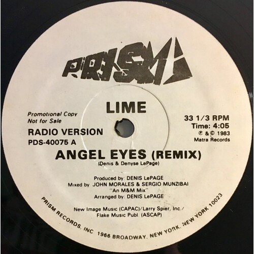 Angel Eyes (Remix) (Long Version) b/w Angel Eyes (Remix) (Short Version)