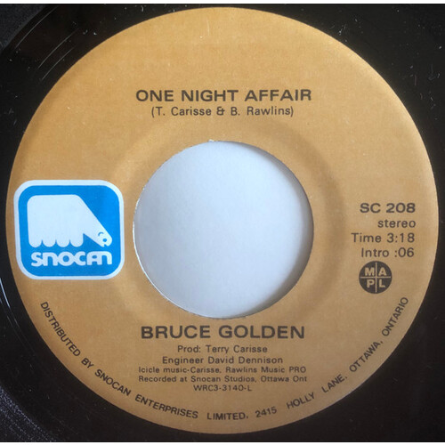 One Night Affair b/w One Night Affair