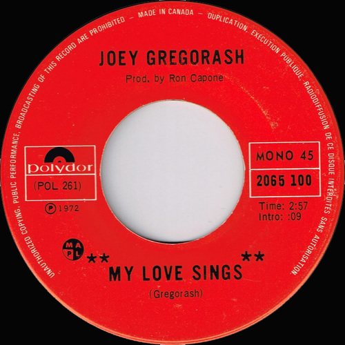 My Love Sings b/w Sugar Ride