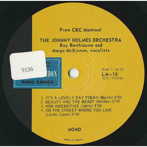 Ray Berthiaume and Margo McKinnon, vocalists