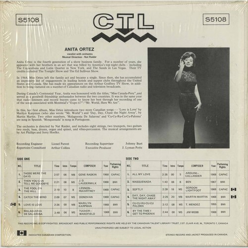 Vocalist with Orchestra: Musical Direction - Nat Raider