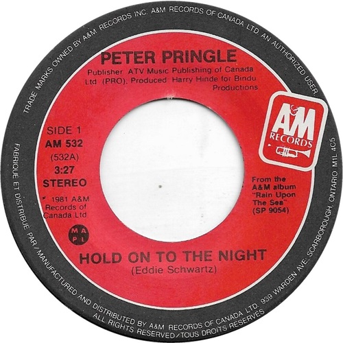 Hold On To The Night b/w Merlin's Dance