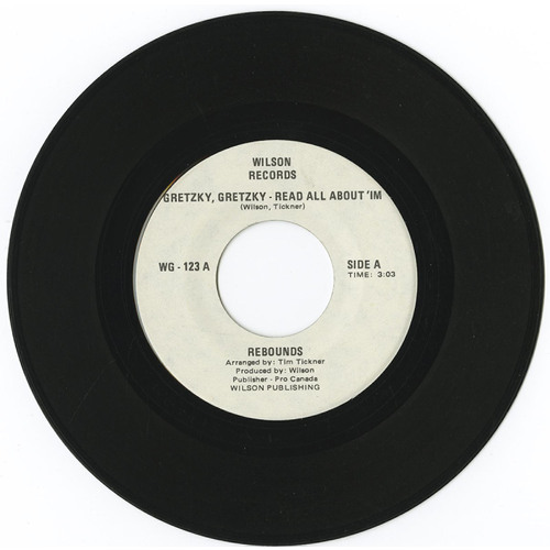 Gretzky, Gretzky - Read All About 'Im b/w Legend of Gretzky