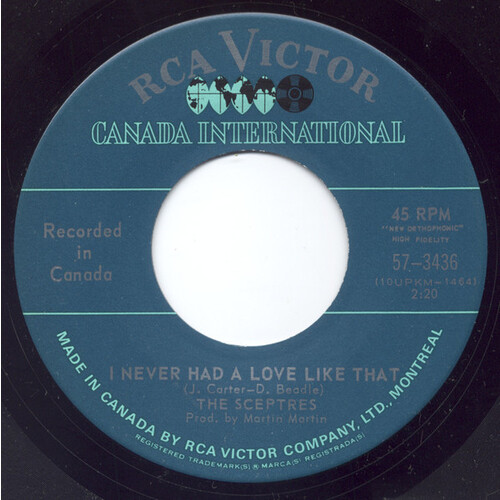 I Never Had a Love Like That b/w One Lonely Tear