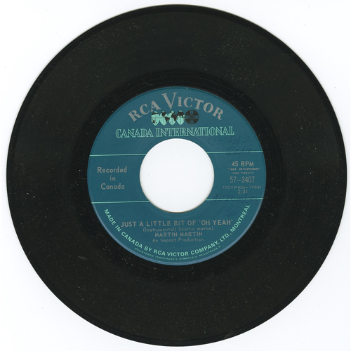 Just a Little Bit of 'Oh Yeah' (vocal) b/w Just a Little Bit of 'Oh Yeah' (instrumental)