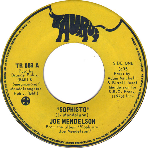 Sophisto b/w They'll Take Your Pants