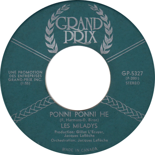 Ponni Ponni He b/w Tu Vas Trop Loin