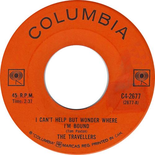 I Can't Help But Wonder Where I'm Bound b/w Goin' Down the Track