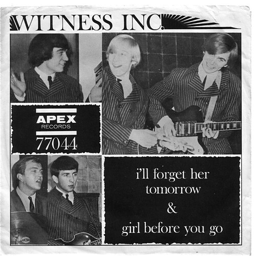 I'll Forget Her Tomorrow b/w Girl Before You Go (picture sleeve)