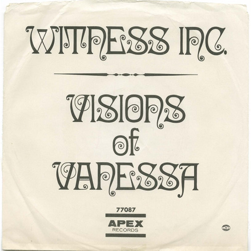 Visions of Vanessa b/w Another Side Of Her (picture sleeve)