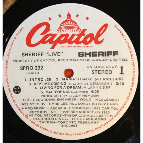 Sheriff "Live"