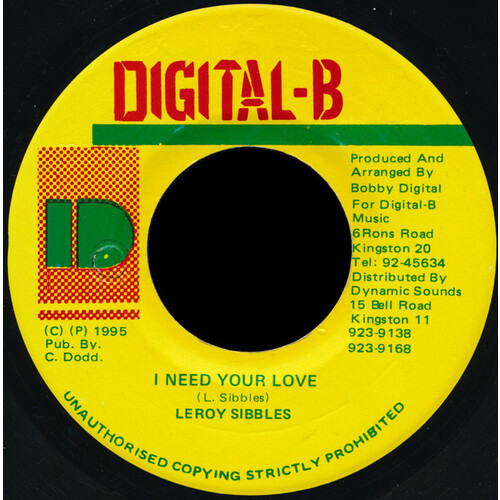 I Need Your Love