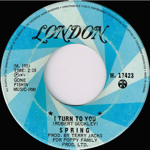I Turn to You b/w Sprung