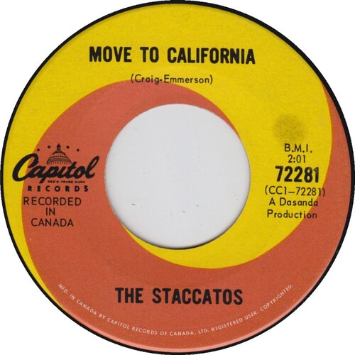 Move to California b/w Do You Mind If I Dance With Your Girl