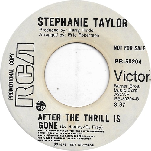After the Thrill is gone b/w Satisfying Love