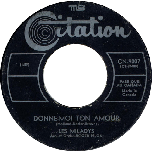 Donne-Moi Ton Amour b/w Regarde-Moi
