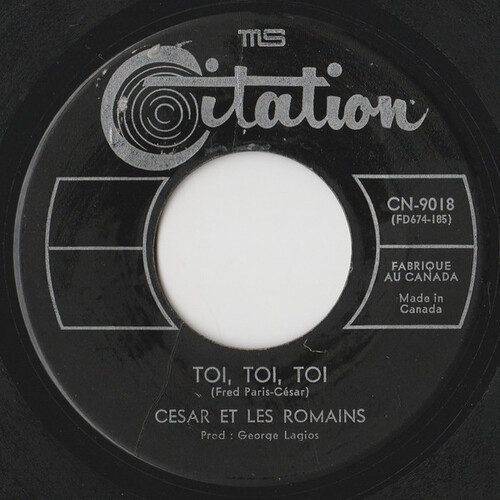 Toi, Toi, Toi b/w Par Amour, Par Pitié