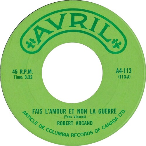 Fais L'amour Et Non La Guerre b/w Rotation