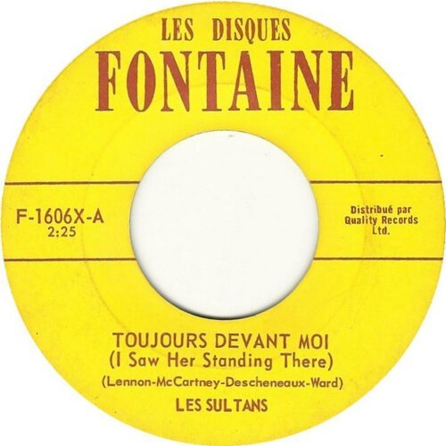  Toujours Devant Moi (I Saw Her Standing There) b/w Cielito Lindo