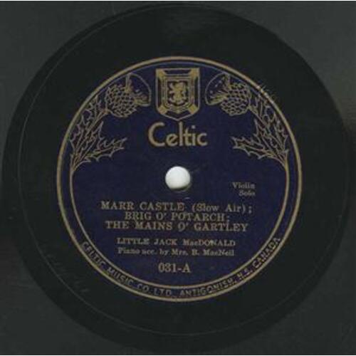 Marr Castle (Slow Air)/ Brig O' Potarch/ the Mains O' Gartley // Huntley's Strathspey/ Lord Kelly Strathspey/ Col. McBain Reel