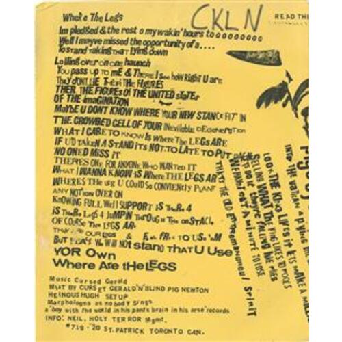 Popeshat b/w Where R the Legs