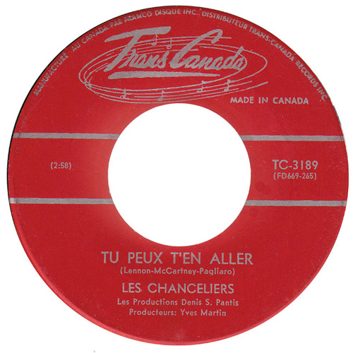 Tu Peux T'en Aller b/w Non Ce N'est Pas Fini